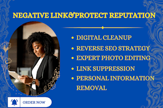 remove personal information, negative content and improve your online reputation