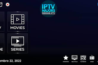 creat a 3d rebrand  animation iptv custom ibo player product design