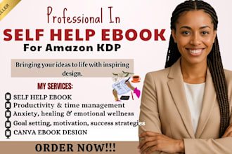 ghostwrite a self help ebook for amazon KDP with high ranking keywords