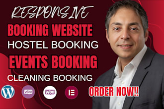 create hotel, short term rental and cleaning booking wordpress website