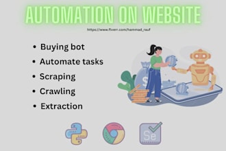 develop buying bot for any website