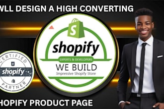 design a high converting shopify product page that drives sales