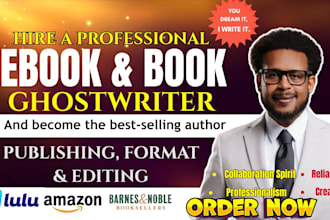 non fiction ghostwriter, ebook ghostwriter, KDP book writer, self help wellness