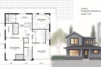 do structural drawing, mep drawings, floor plan and city permit