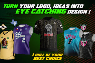 do custom sports and esports sublimation jersey design