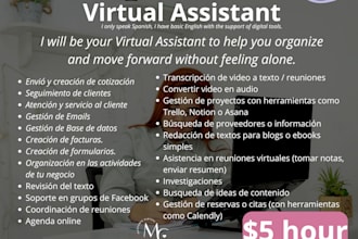 be your virtual administrative assistant