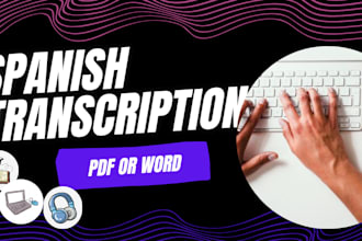transcribe your videos or audios in spanish
