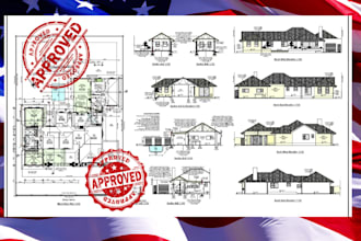 create floor plan designs approved by licensed in california and pe stamp