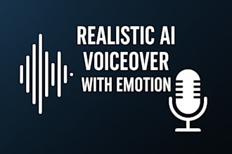 create a realistic ai voiceover with emotion for youtube ads or tiktok