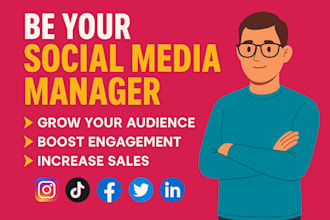 manage and grow your instagram, tiktok, and social media presence