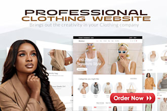 build a custom shopify clothing store website for your fashion brand