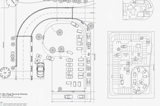 draw driveway , site plan , parking layout , grading plan pe stamp, property map