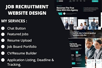job board website, job recruitment website, job agency website, staffing website