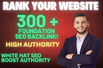 create mix foundation backlinks with white hat SEO
