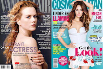 design professional eye catchy magazine covers
