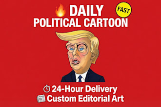 breaking news political cartoon in 24 hours