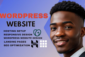 design a wordpress website on bluehost godaddy siteground hostinger hostgator
