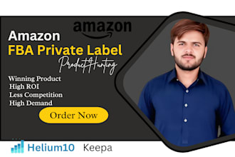 find winning amazon fba private label products with high ROI