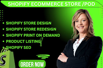 do shopify ecommerce website shopify store shopify pod shopify design