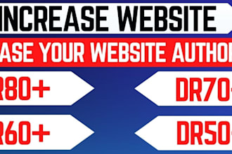 increase domain rating ahrefs dr 70, dr 60 dr 50 using seo quality backlinks