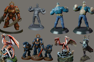 sculpt 3d warhammer miniatures warhammer 40k mini model figurines for 3d print
