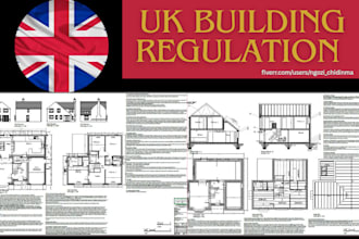 do UK building regulation drawings for planning and building control approval