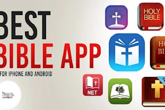 develop church mobile app, religion, quran bible app, church website