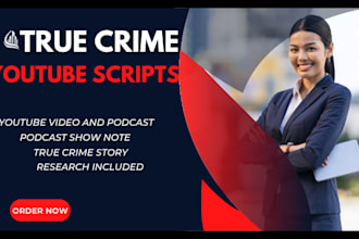 write true crime scripts true crime story scripts
