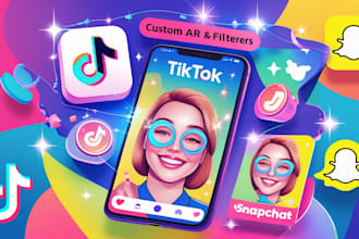 create ar filters and lenses for tiktok and snapchat