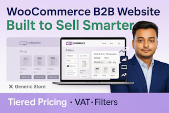 build a high converting woocommerce b2b or wholesale ecommerce website