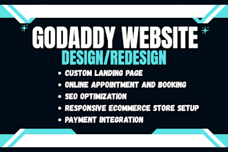 godaddy website redesign godaddy website design develop godaddy website