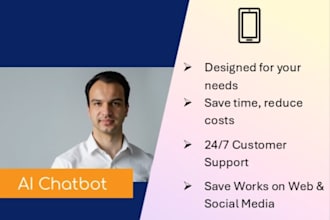 build an ai chatbot for chat platforms and website to automate communication