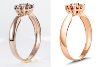 do professional jewelry image retouching and enhancement