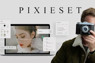 do pixieset photography webiste, squarespace website, showit webiste, pixieset
