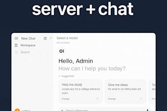 create your private llm server with web chat, deployed in the cloud