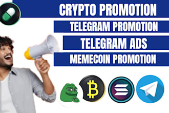 promote solana mem coin crypto token hit 50m crypto investor telegram promotion