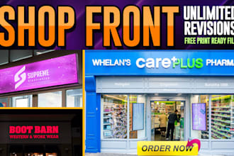 create eye catching shop front or storefront window graphics vinyl stickers