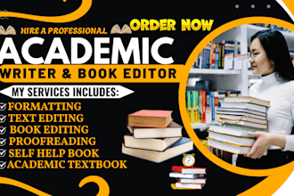 expert academic writing service, proofreading, online course content, journal
