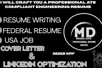 craft you a professional ats compliant engineering resume and cover letter