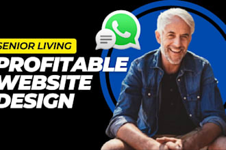 design senior living website home care website assisted living website