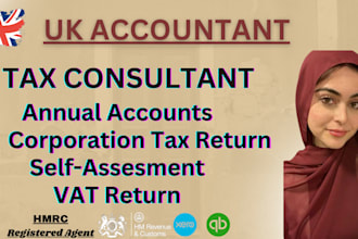 do UK accounting, bookkeeping, tax return, and vat return