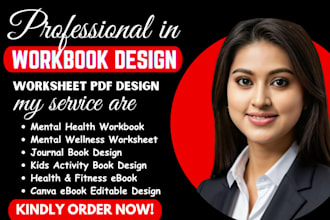 design mental health workbook, wellness journal printable worksheet kdp design