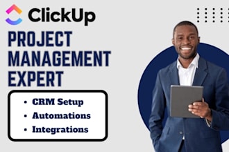 clickup setup workflow consultation sprint doc boards automation ai expert