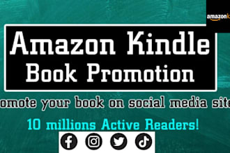 promote your kindle book, audiobook, amazon kdp to increase book sales worldwide