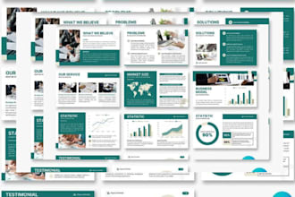 design a professional pitch deck for startups investors or film projects