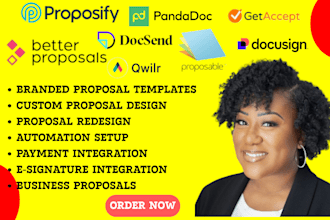 design and automate proposals with pandadoc qwilr proposify docusign expert