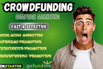 do kickstarter gofundme promotion to reach 900k donors, fundraising campaign