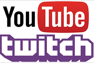 do effective youtube and twitch promotion organically and twitch management