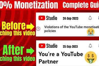 fix youtube adsense errors, reused content and monetization issues fast