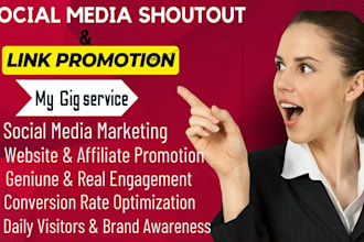 promote, shoutout your link to 300m UK, USA, ca, linkedin, fb, tikok, twitter
